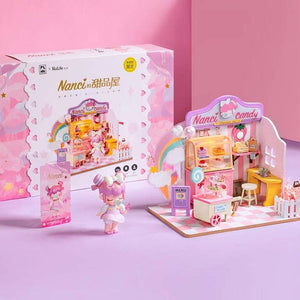 Rolife DIY Nanci's Dessert House/Sakura/Summer Handmade Assembled Model Ornaments For Creative Gifts For Use 15 Years Old Or Above