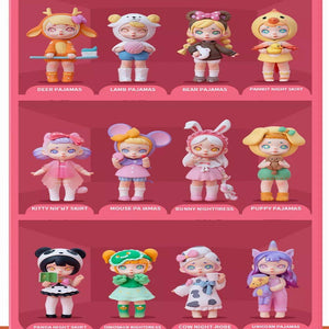 Laura Pajamas Series PVC Mystery Box Figure Dolls 12 Pcs A Set For Use 15 Years Old Or Above